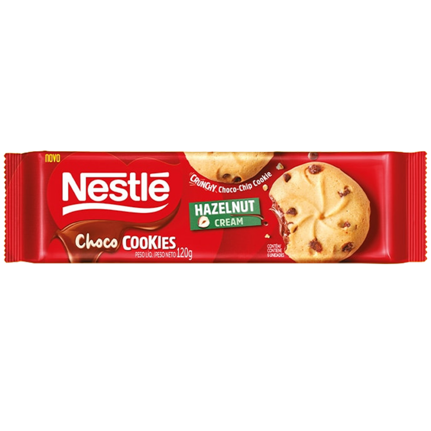 Nestlé Choco Cookies Relleno de Avellana 120g