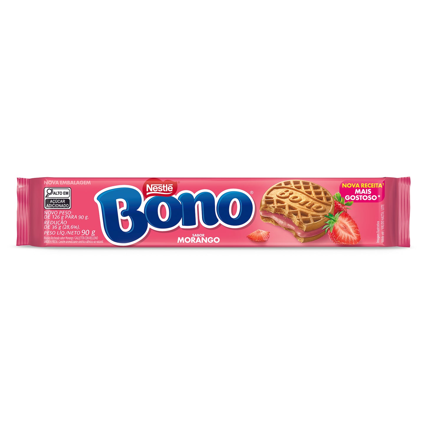 BONO - Biscuit Sandwich Frutilla 90g