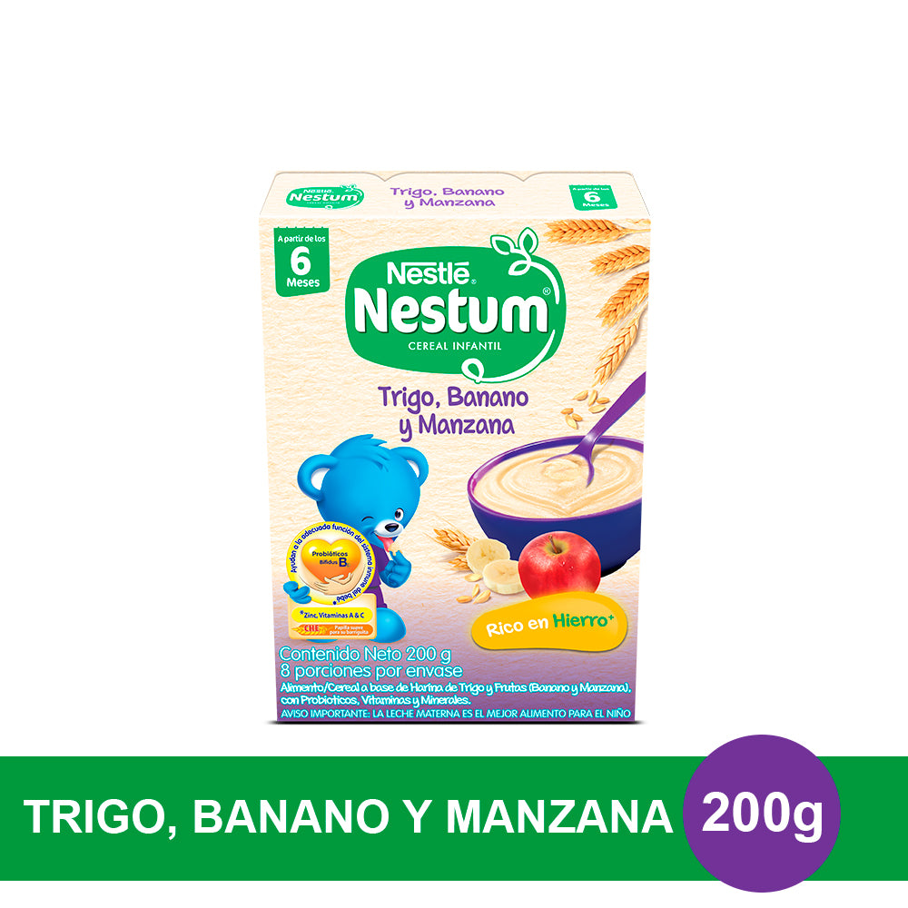 NESTUM BL Iron+ Trigo + Banana y Manzana 200g