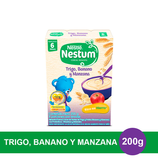 NESTUM BL Iron+ Trigo + Banana y Manzana 200g