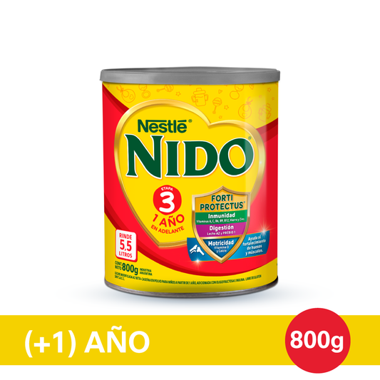 Nido 3 Prebióticos 800gr