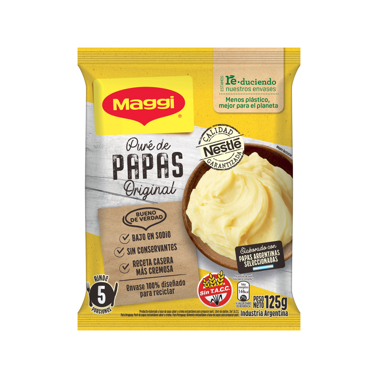 Puré de Papas Cremoso 125gr